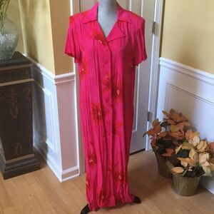 Karin Stevens Floral Print Maxi Dress